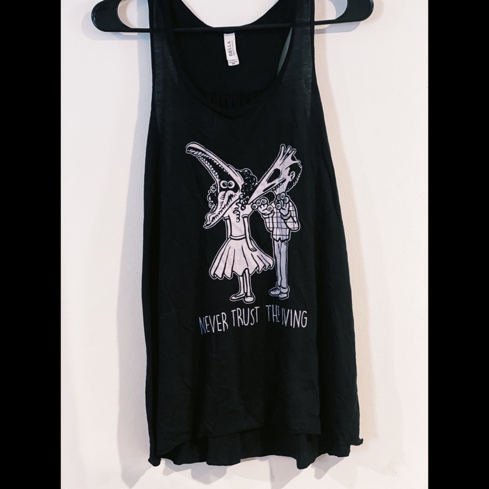Beetlejuice “Never Trust The Living” Racerback Tank
